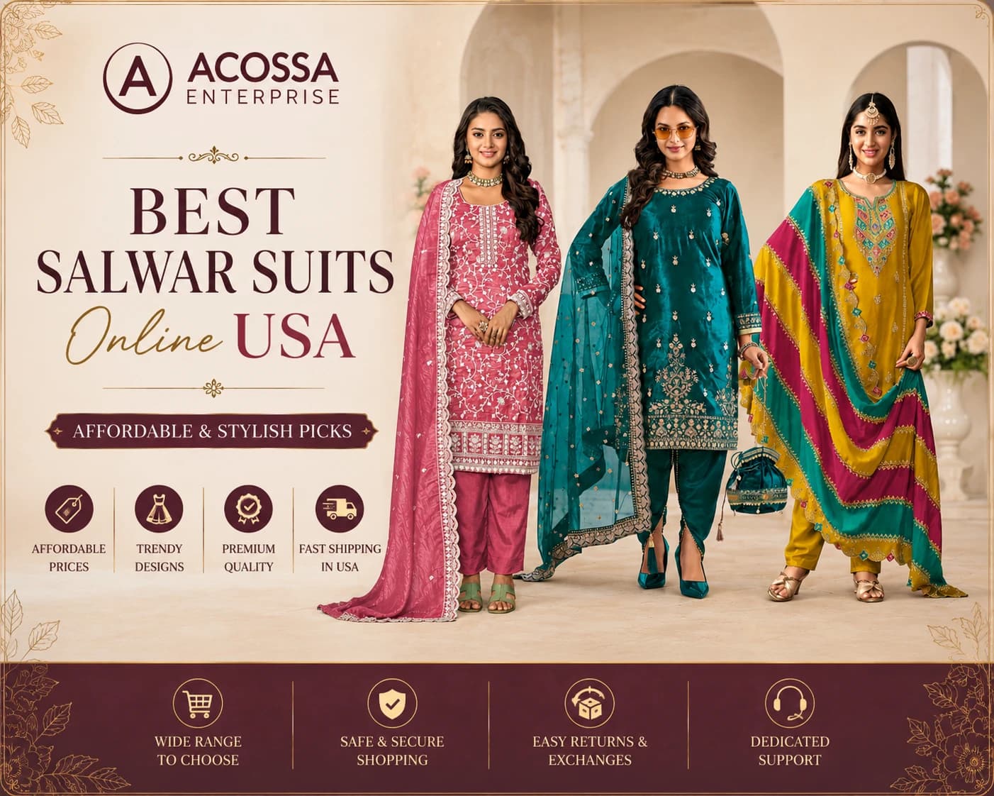 Best Salwar Suits Online USA: Affordable & Stylish Picks